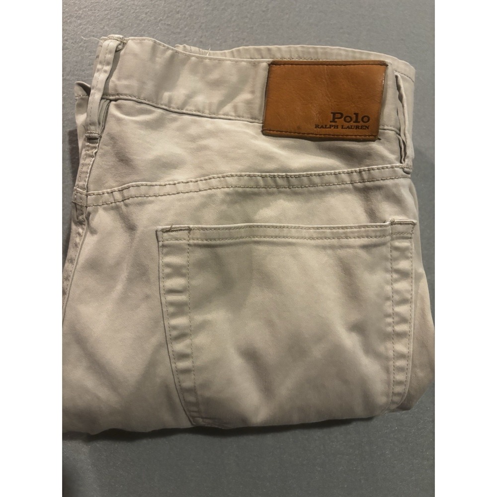 Polo Ralph Lauren Prospect Pant Mens 32x30 Khaki Cotton Straight Leg Chino